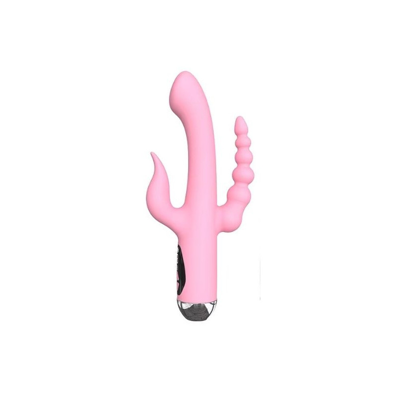 Velvet Trinity 3w1 – Wibrator Rabbit z funkcją analną i LCD Velvet Trinity 3w1 – Wibrator Rabbit z funkcją analną i LCD