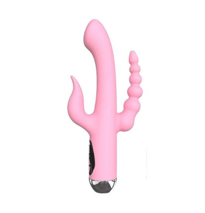 Wibrator 3w1 LCD – stymulacja łechtaczki, punktu G i analna