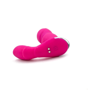 Dual Touch – korek wibrujący, wibrator punku G i łechtaczki, silikonowy Pilot USB
