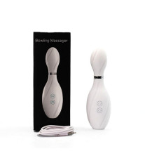 Wibrator Bowling z opakowaniem i kablem USB do ładowania