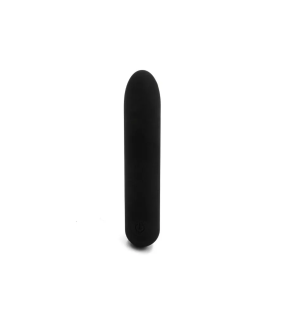 Czarny mini wibrator w kształcie szminki – dyskretny design
