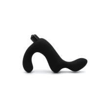Ergonomiczny, silikonowy korek wibrujący do prostaty – profil boczny