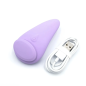 LumiVibe Drop - kompaktowy silikonowy wibrator, wiele trybów wibracji, USB