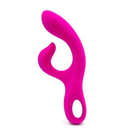 DualCurve Pink – ergonomiczny wibrator 2w1 punkt G + łechtaczka w 3 kolorach, USB