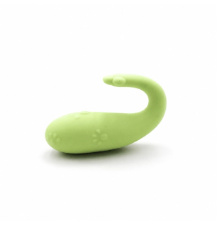 Zielone wibrujące jajeczko Green Charm Egg z elastyczną końcówką do stymulacji intymnej