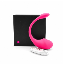 Wibrator jajeczko Velvet Loop Egg z opakowaniem i kablem USB – zestaw produktu