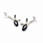 Black Bell Clips – regulowane nasutniki z zaciskami i metalowymi kulkami, stymulator sutków