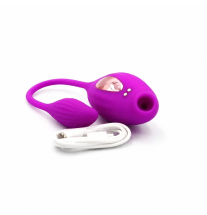 Wibrator Pink Whisper z kablem USB do ładowania