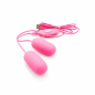 Pink Duo Egg – podwójny wibrator jajko z dwoma kapsułkami stymulującymi USB