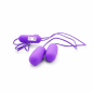 Violet Duo Egg – podwójny wibrator jajko z kapsułkami stymulującymi, masażer intymny USB