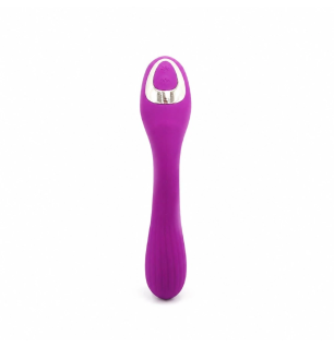 Violet Wave fioletowy wibrator z panelem sterowania i ergonomicznym uchwytem