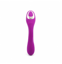 Violet Wave fioletowy wibrator z panelem sterowania i ergonomicznym uchwytem