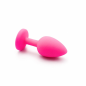 Pink Jewel Plug – silikonowy korek analny z kryształkiem, plug analny Pink Jewel Plug – silikonowy korek analny z kryształkiem, plug analny