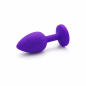 Violet Jewel Plug – fioletowy silikonowy korek analny z kryształkiem, plug analny Violet Jewel Plug – fioletowy silikonowy korek analny z kryształkiem, plug analny