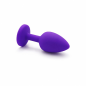 Violet Jewel Plug – fioletowy silikonowy korek analny z kryształkiem, plug analny Violet Jewel Plug – fioletowy silikonowy korek analny z kryształkiem, plug analny