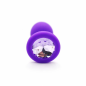 Violet Jewel Plug – fioletowy silikonowy korek analny z kryształkiem, plug analny Violet Jewel Plug – fioletowy silikonowy korek analny z kryształkiem, plug analny
