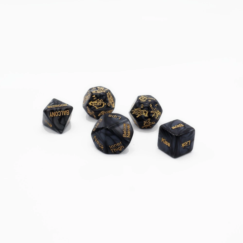 Love Dice Black Gold – erotyczne kostki do gry dla par