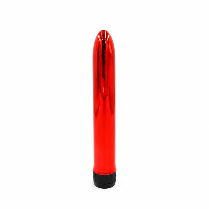 Red Classic Vibe – czerwony wibrator z regulacją intensywności, obrotowa podstawa, wibracje Red Classic Vibe – czerwony wibrator z regulacją intensywności, obrotowa podstawa, wibracje