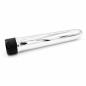 Silver Classic Vibe – srebrny wibrator z regulacją intensywności, obrotowa podstawa, wibracje Silver Classic Vibe – srebrny wibrator z regulacją intensywności, obrotowa podstawa, wibracje