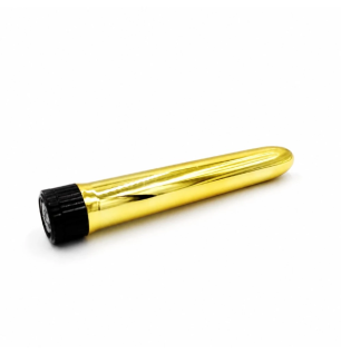 Gold Classic Vibe – złoty wibrator z regulacją intensywności, obrotowa podstawa, wibracje
