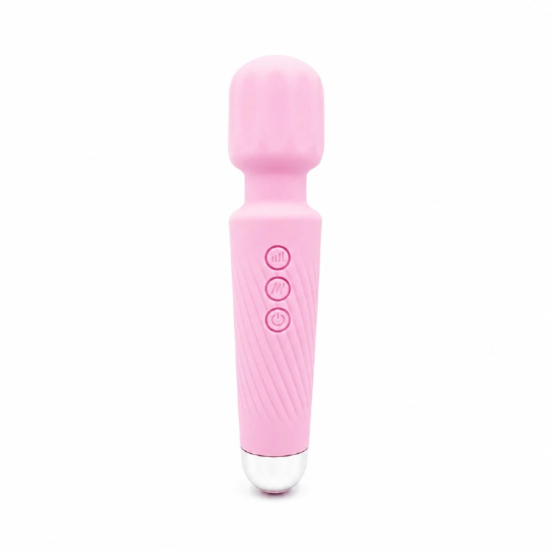 Pink Wave Wand – bezprzewodowy masażer do ciała 20 trybów, 8 prędkości USB