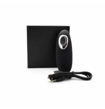 Noir Duo Flex - elastyczny wibrator podwójny z opakowaniem i kablem USB