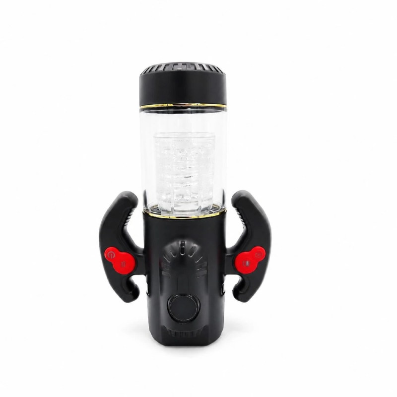 Viron AutoGrip Duo – automatyczny masturbator męski z uchwytami, 9 trybów ssania, rotacja, LCD, USB