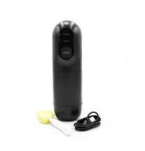 Automatyczny masturbator Viron Black Hole Pro z przewodem USB i akcesorium do czyszczenia