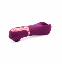 Fioletowy wibrator 2w1 Claw Bliss Duo z elastyczną konstrukcją