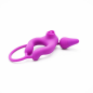 Velvet Loop Duo – wibrator z podwójną stymulacją, wypustki stymulujące, 10 trybów wibracji, lizanie, pilot USB Velvet Loop Duo – wibrator z podwójną stymulacją, wypustki stymulujące, 10 trybów wibracji, lizanie, pilot USB