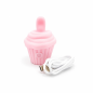 Sweet Cupcake Vibe – wibrator punktowy z bazą ładującą, stymulator łechtaczki USB