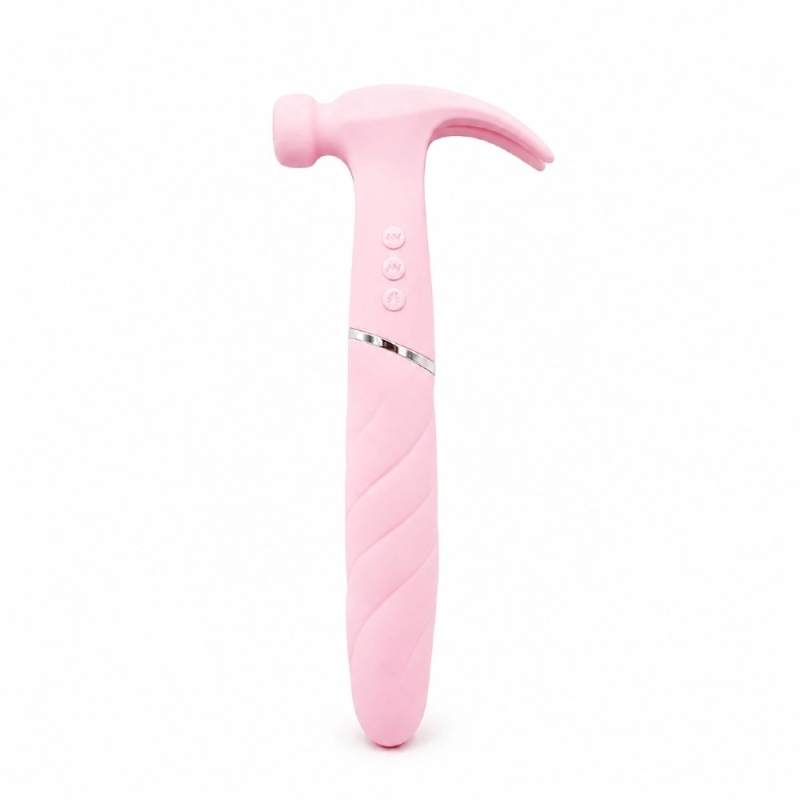 Hammer Bliss Pink 2w1 – wibrator Młotek, masażer łechtaczki, 21 trybów wibracji, 3 prędkości, USB Hammer Bliss Pink 2w1 – wibrator Młotek, masażer łechtaczki, 21 trybów wibracji, 3 prędkości, USB