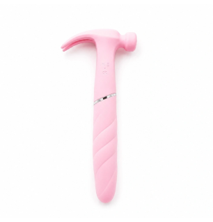 Hammer Bliss Pink 2w1 – wibrator Młotek, masażer łechtaczki, 21 trybów wibracji, 3 prędkości, USB