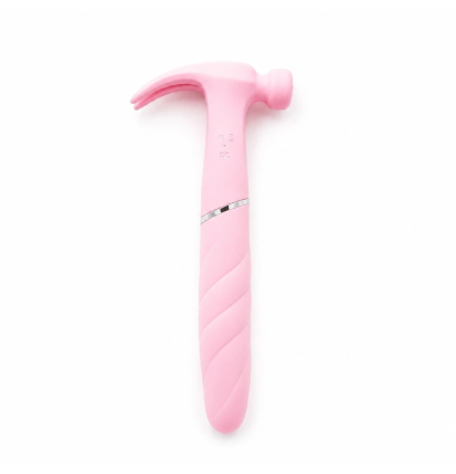 Hammer Bliss Pink 2w1 – wibrator Młotek, masażer łechtaczki, 21 trybów wibracji, 3 prędkości, USB