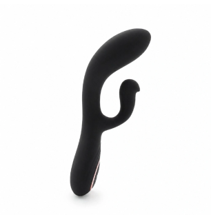 Velvet Duo Curve – silikonowy wibrator, stymulator punktu G i łechtaczki USB