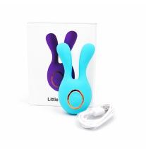 Little Bunny Mini – silikonowy wibrator z opakowaniem i kablem USB