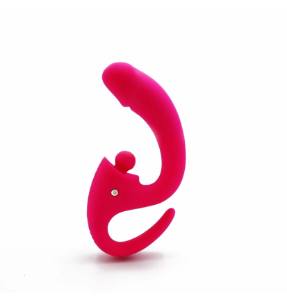 Wibrator dla par Velvet Embrace Duo silikonowy USB – widok z boku