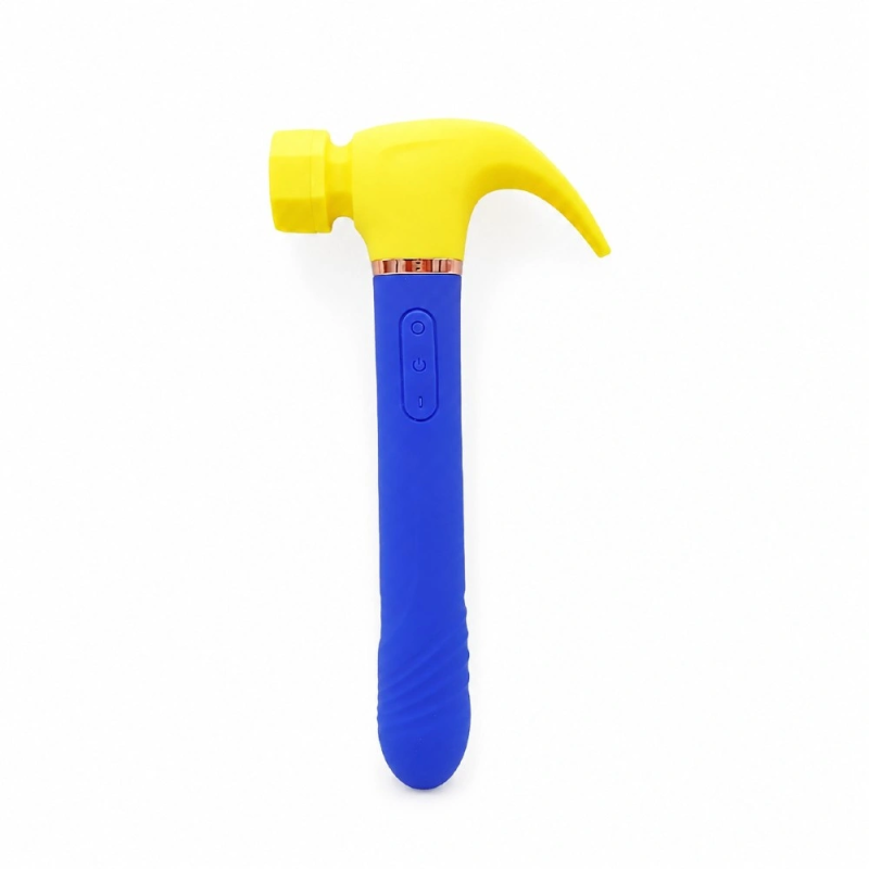 Power Hammer Vibe – wibrator Młotek, 10 trybów wibracji, 7 trybów ssania, 7 trybów wysuwania i cofania, USB