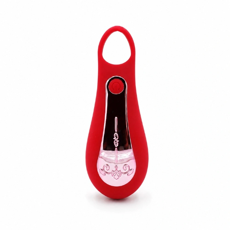 Rose Finger Vibe Ruby – silikonowy wibrator na palec, stymulator łechtaczki, sterowanie poprzez aplikację mobilną USB Rose Finger Vibe Ruby – silikonowy wibrator na palec, stymulator łechtaczki, sterowanie poprzez aplikację mobilną USB