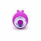 Velvet Fusion 5w1 Purple –  wielofunkcyjny wibrator z 4 wymiennymi końcówkami, masażer intymny, 10 trybów wibracji USB
