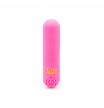 Mini wibrator Good Vibes 4w1 silikonowy różowy z ładowaniem USB