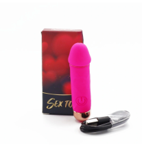 Velvet Classic Mini – realistyczny wibrator silikonowy z kablem USB i opakowaniem