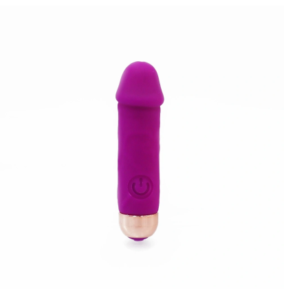 Velvet Pulse Mini Purple - wibrator mini, masażer, stymulator punktu G i łechtaczki 10 trybów wibracji USB