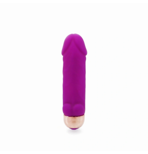 Velvet Pulse Mini Purple - wibrator mini, masażer, stymulator punktu G i łechtaczki 10 trybów wibracji USB