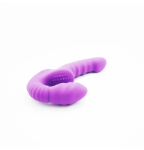Ergonomiczny wibrator dla par z podwójną stymulacją i elastyczną konstrukcją
