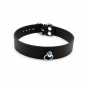 Noir Collar Classic – regulowana obroża BDSM z metalowym D-ringiem