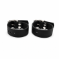 Noir Cuffs Classic – regulowane kajdanki BDSM z D-ringami Biothane , bondage, rozmiar S