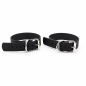 Noir Cuffs Classic L – kajdanki BDSM Biothane z regulacją i D-ringami, bondage, 2 sztuki, rozmiar L