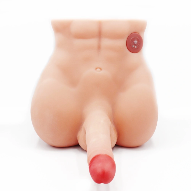 Titan RealBody Vibrating Torso – wibrujący męski korpus z realistycznym penisem USB