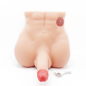 Titan RealBody Vibrating Torso – wibrujący męski korpus z realistycznym penisem USB